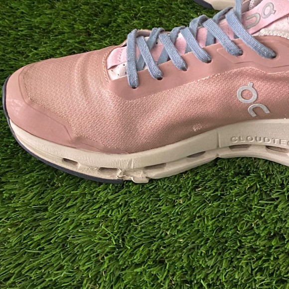 On Cloud CloudNova Rose Brown Women's Pink Running Shoes - Picture 12 of 14